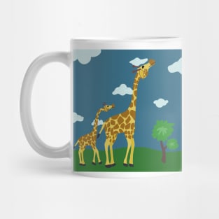 Mama Giraffe and Baby Mug